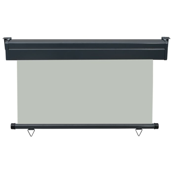 Auvent latéral de balcon 125x250 cm Gris – Image 3