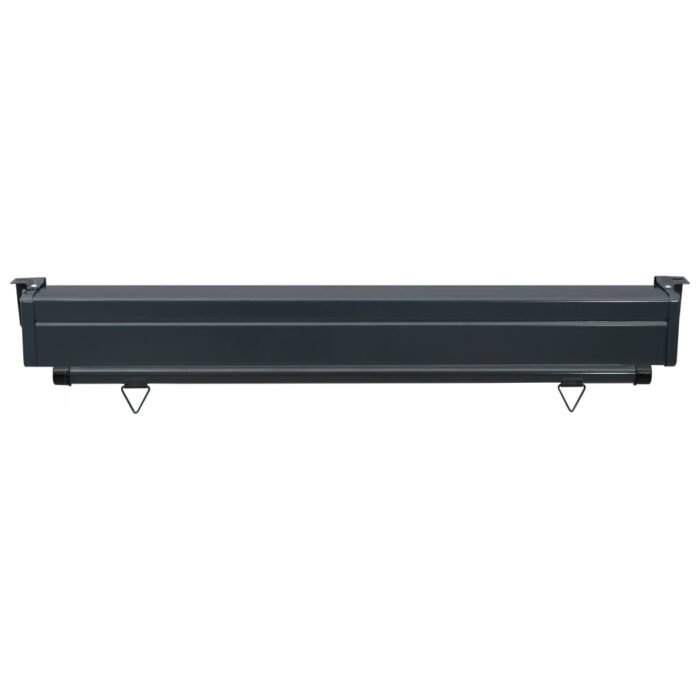 Auvent latéral de balcon 125x250 cm Marron – Image 5