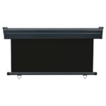 Auvent latéral de balcon 145x250 cm noir – Image 3