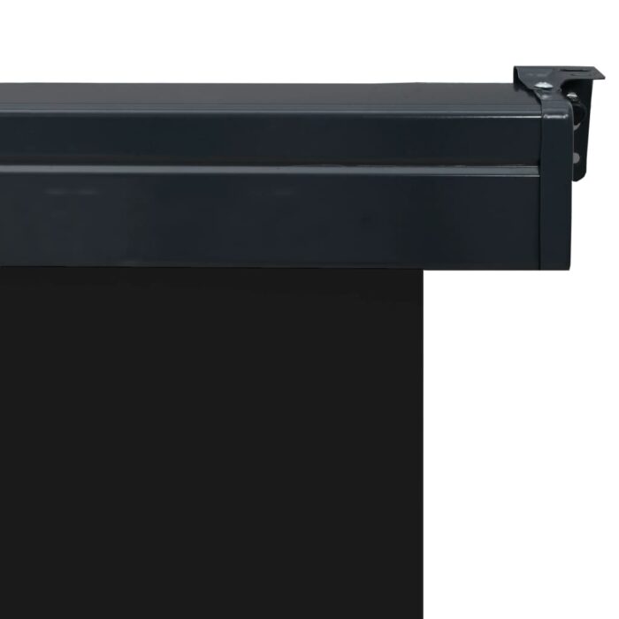 Auvent latéral de balcon 145x250 cm noir – Image 6