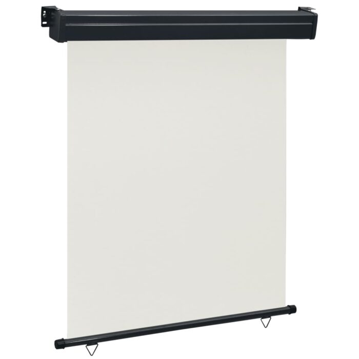 Auvent latéral de balcon 145x250 cm Crème – Image 1