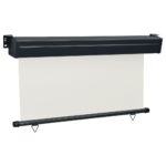 Auvent latéral de balcon 145x250 cm Crème – Image 2