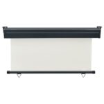 Auvent latéral de balcon 145x250 cm Crème – Image 3