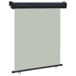 Auvent latéral de balcon 145x250 cm Gris