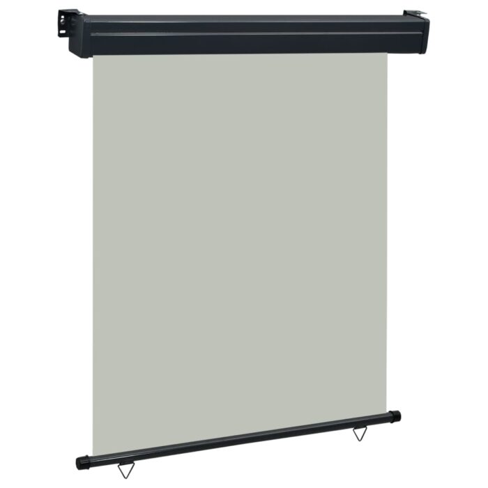 Auvent latéral de balcon 145x250 cm Gris – Image 1