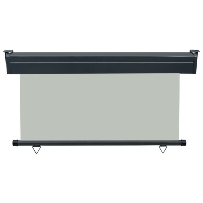 Auvent latéral de balcon 145x250 cm Gris – Image 3