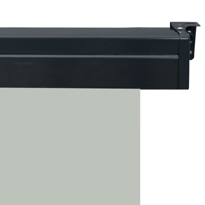 Auvent latéral de balcon 145x250 cm Gris – Image 6