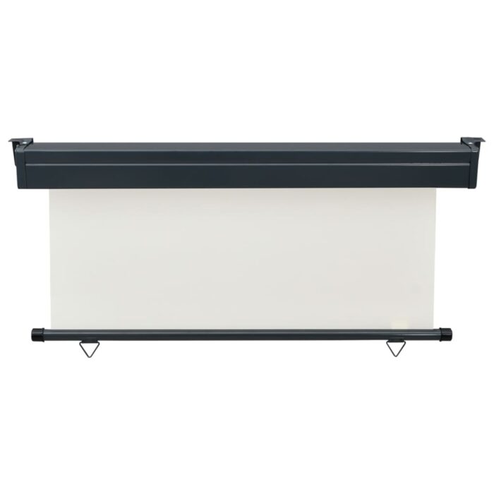 Auvent latéral de balcon 165x250 cm Crème – Image 3