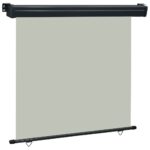 Auvent latéral de balcon 165x250 cm Gris