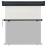 Auvent latéral de balcon 175x250 cm Crème – Image 4