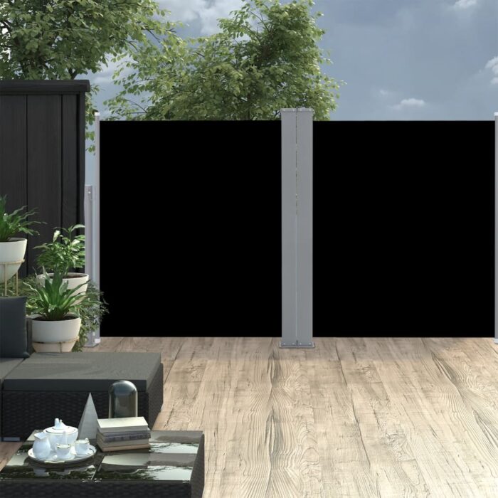 VXL8719883766911_m_en_hd_1.jpg Auvent latéral rétractable Noir 140 x 600 cm – Image 1