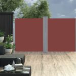 Auvent latéral rétractable Marron 140 x 600 cm – Image 2