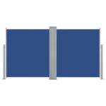 Auvent latéral rétractable Bleu 140 x 600 cm – Image 3