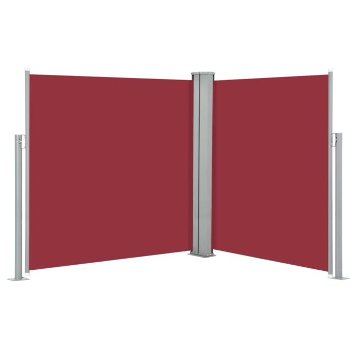 Auvent latéral rétractable 170 x 600 cm Rouge – Image 2