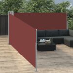 Auvent latéral rétractable Marron 120 x 1000 cm – Image 2