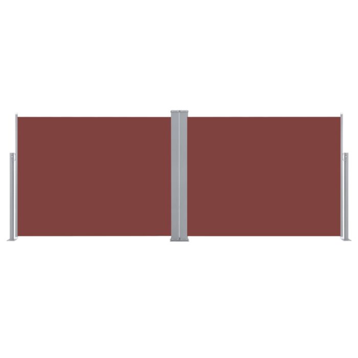 Auvent latéral rétractable Marron 140 x 1000 cm – Image 3
