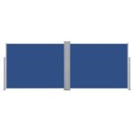 Auvent latéral rétractable Bleu 140 x 1000 cm – Image 3