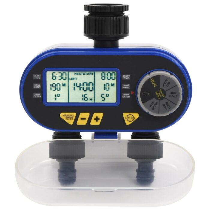 Minuterie numérique automatique d'arrosage avec sortie double – Image 2