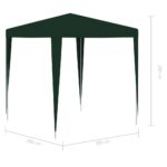 Tente de réception professionnelle 2x2 m Vert – Image 5