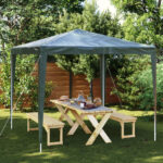 Tente de réception professionnelle 2,5x2,5 m Vert 90 g/m²