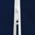 Tente de réception avec parois latérales 2,5x2,5 m Bleu 90 g/m² – Image 2