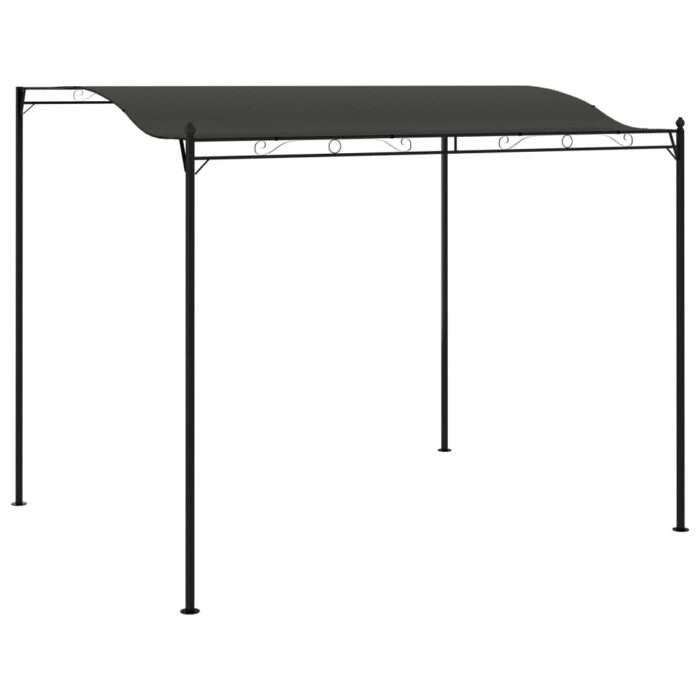 Auvent de parasol 3 x 2,4 m Anthracite – Image 1