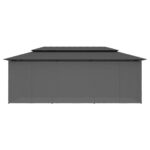 Belvédère avec rideaux 600x298x270 cm Anthracite – Image 6