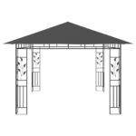 Belvédère avec moustiquaire 4x3x2,73 m Anthracite 180 g/m² – Image 3