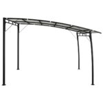 Auvent pare-soleil de jardin 3x3x2,55 m Crème – Image 2
