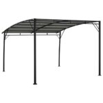 Auvent pare-soleil de jardin 3x3x2,55 m Crème – Image 3