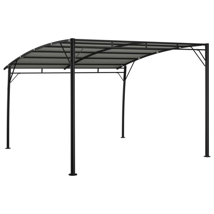 Auvent pare-soleil de jardin 3x3x2,55 m Crème – Image 3