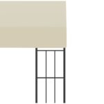 Belvédère mural 3x3 m Crème Tissu – Image 4