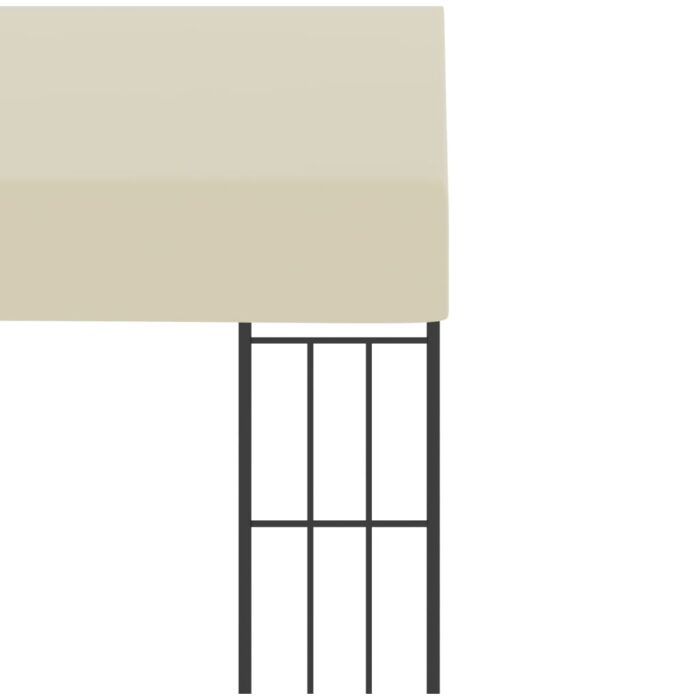 Belvédère mural 3x3 m Crème Tissu – Image 4
