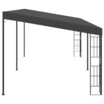 Belvédère mural 3x6 m Anthracite Tissu – Image 2