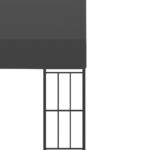 Belvédère mural 3x6 m Anthracite Tissu – Image 4
