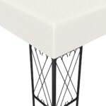 Tonnelle 3x3 m Crème Tissu – Image 2