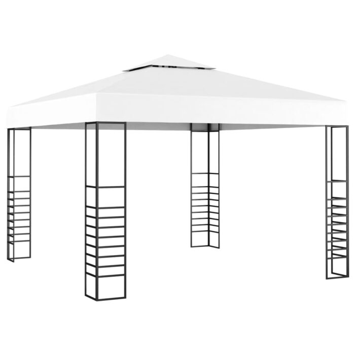 VXL8719883771403_a_en_hd_1.jpg Tonnelle de jardin 3 x 3 m Blanc – Image 1