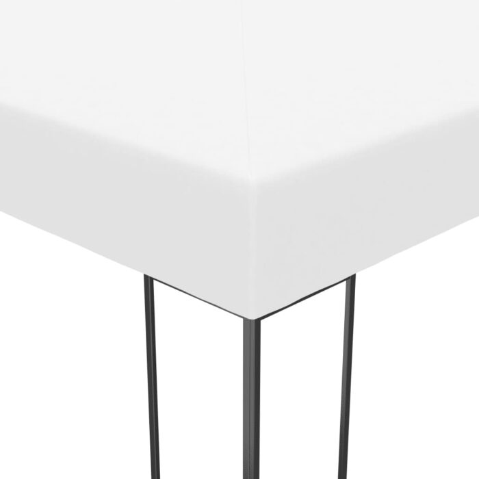 Tonnelle de jardin 3 x 3 m Blanc – Image 2
