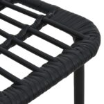 Chaises de jardin lot de 2 Résine tressée Noir – Image 6