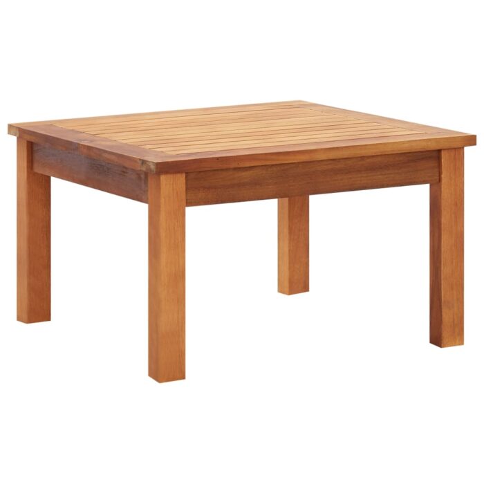 Table basse de jardin 60x60x36 cm Bois solide d'acacia – Image 1