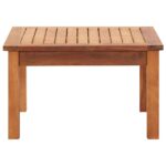 Table basse de jardin 60x60x36 cm Bois solide d'acacia – Image 2