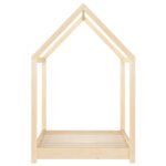 Cadre de lit d'enfant Bois de pin massif 70x140 cm – Image 3