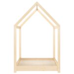 Cadre de lit d'enfant Bois de pin massif 80x160 cm – Image 3