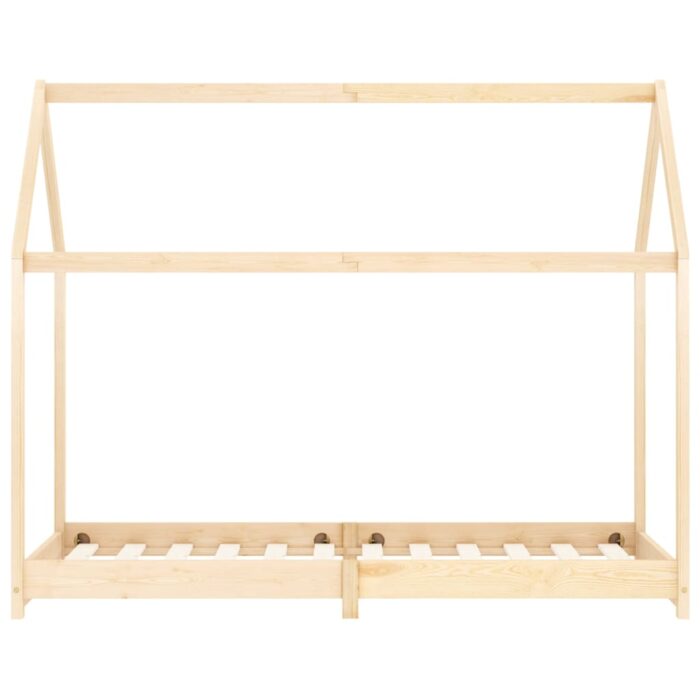 Cadre de lit d'enfant Bois de pin massif 90 x 200 cm – Image 2