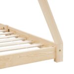 Cadre de lit d'enfant Bois de pin massif 70x140 cm – Image 5