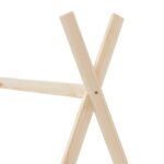 Cadre de lit d'enfant Bois de pin massif 80x160 cm – Image 4