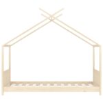 Cadre de lit d'enfant Bois de pin massif 70x140 cm – Image 2