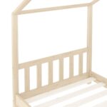 Cadre de lit d'enfant Bois de pin massif 80x160 cm – Image 4