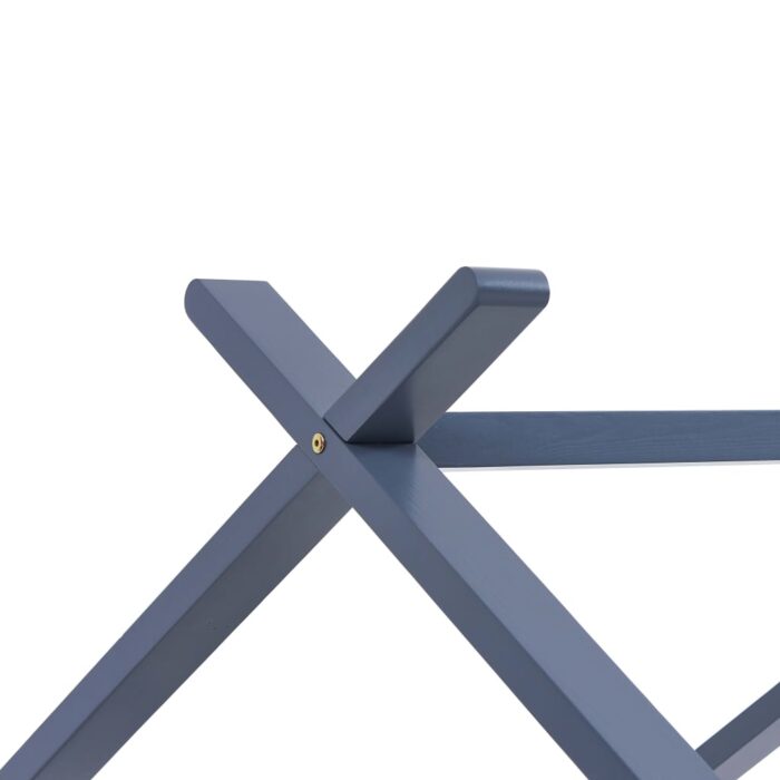 Cadre de lit d'enfant Gris Bois de pin massif 80x160 cm – Image 6