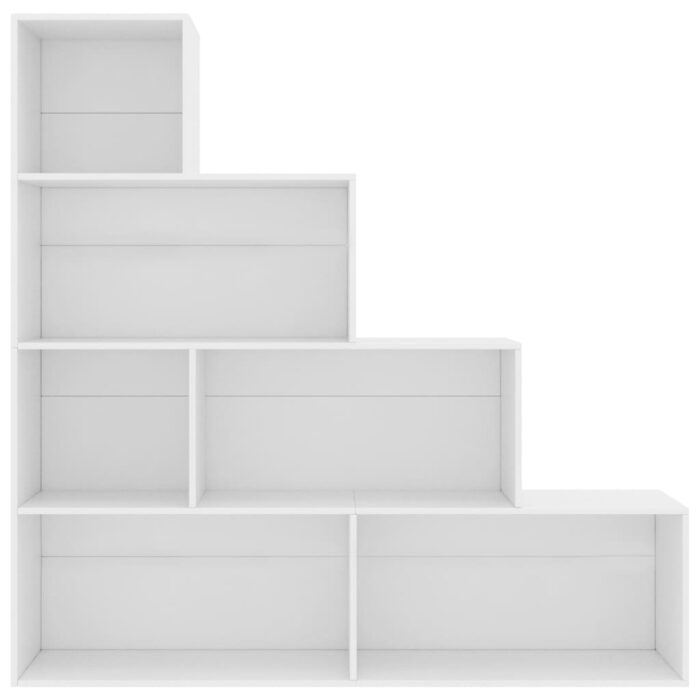 Bibliothèque/Cloison Blanc 155x24x160 cm Bois d'ingénierie – Image 2